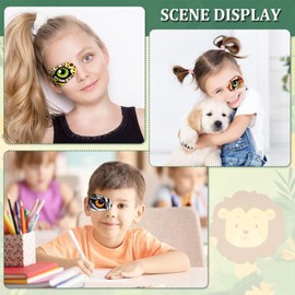 FOSDICK Pack of 12 Children's Eye Patches, Disposable Breathable Eye Patches, for Children, Eye Patches for Boys and Girls, Amblyopia, Funny Eye Bandage, Cartoon Eye Patch