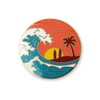 Pinsanity Sunset Beach Wave - Pin de solapa esmaltado, 1.125