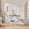 Yaheetech 36'' Pet Grooming Table for Dogs Adjustable Height Portable
