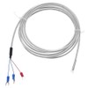 PT100 Thermocouple 3 Wire Temperature Sensor Probe 500cm Wire High