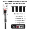 KEAUP 6 Pack Crossbow Lighted Nocks for Bolts with .285”/.297”/.300”/.305”
