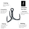 wLure Fishing Hooks Treble Hooks for Hook Upgrade Cutting Blade