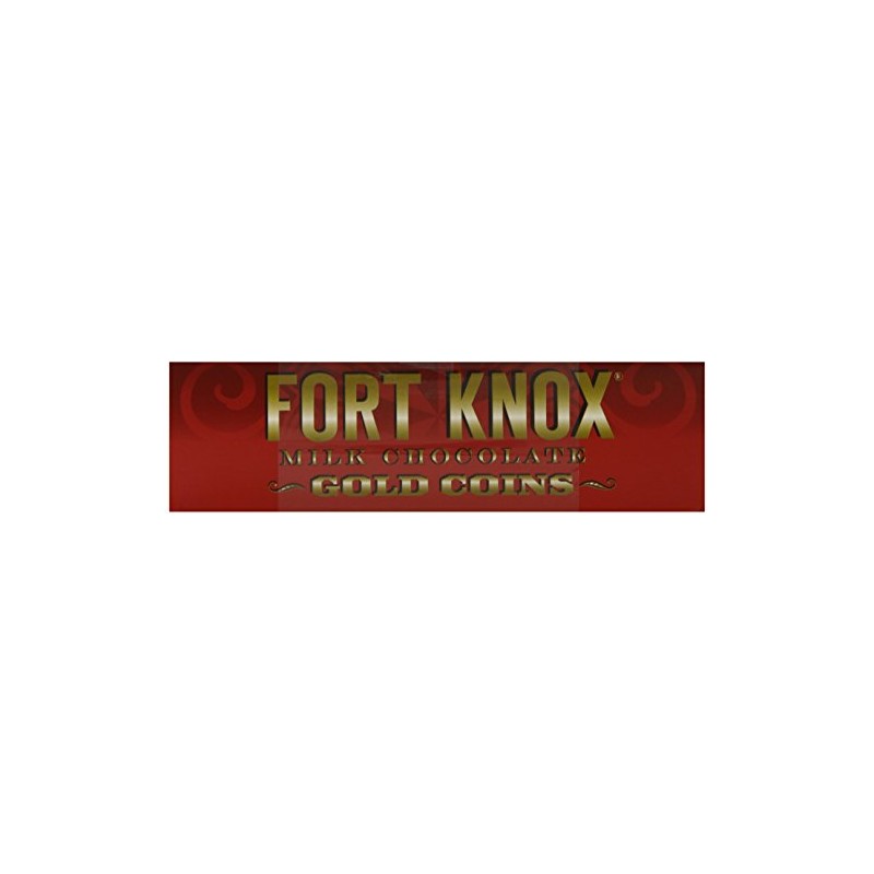 Fort Knox Foiled Milk Chocolate Gold Coins-2 Oz Mesh Bags