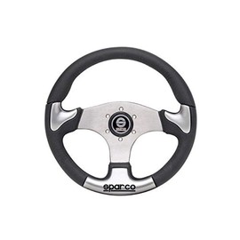 Sparco 015THPUGR345 Steering Wheel (Strwhl P 222 Silver)