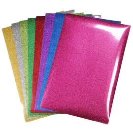 11 - Hematite Black/Black 1 piece approx A4 size about 20cm x 30cm / Glitter Iron Sheet Glitter Iron Print Sheet Cutting Sticker T-shirt Clothes Cotton Heat Transfer Rubber Sheet