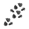 10 x Mounting Clips Bumper Base Radiator Grille Diameter 12
