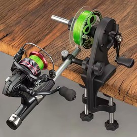 zmart Lightweight Fishing Line Rewinder Spooler Rust Resistant Heavy Duty Line Winder Fishing Reel Winder Line Winder Fishing Tackle Line Winder Line Spooler Electric Reel Spinning Reel Bait Reel PE