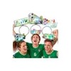 3 Diademas Led Fútbol Mundial Gol Fiesta Batucada Multicolor