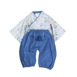 Shu Nong 38331114 Shishnon Hakama Separate Set Baby, navy, 90