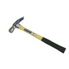 Vaughan 123-38 FS505M Straight Claw Fiberglass Hammer, Milled Face, 24-Ounce