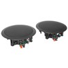 Rockville Pair HC655 Black 6.5" 500 Watt in-Ceiling Home Theater