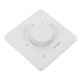 BUGUUYO Wall Audio Input Selector Volume Control Switch Adjustable Tone Control Panel for Speaker Systems Discreet Design for Clean Aesthetic Easy Installation for Home Audio Setup