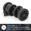 Zoofen Luggage Replacement Wheels 2 pcs Suitcase Replacement Wheels Wear-Resistant