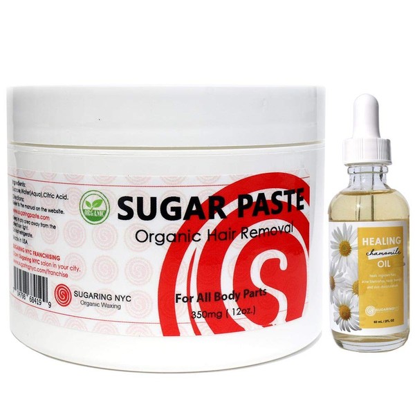 Sugaring Paste for Beginners Kit + Healing Oil by Sugaring NYC