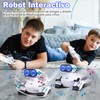 Lostrain Robot de Control Remoto, Robot Juguete con Luz LED,Robot