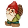 THUN, Oliver Gnome with Ceramic Pine Cones, Hand Decorated, Magic