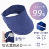 Alphax AP-441120 Women's Ribbed Knit UV Visor, Navy