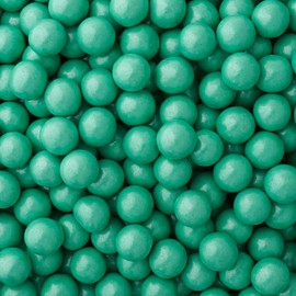 Color It Candy Shimmer Turquoise Sixlets 2 Lb Bag - Perfect For Table Centerpieces, Weddings, Birthdays, Candy Buffets, & Party Favors.