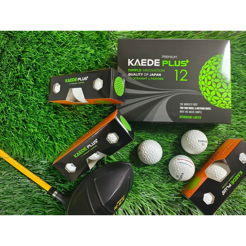 KAEDE PLUS Urethane Cover, Golf Balls, 1 Dozen Soft Distance
