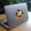 Tree Frog Wall Decal – 3D Vinyl Sticker – Peel