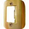 GATOR Door Latch Restorer - Strike Plate (Bright Brass)