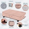 Supowin Under Bed Storage with Wheels, Rolling Underbed Storage Containers