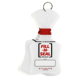 (100) 3oz Liquid Heat Sealed Pouches by Fill-N-Seal, No Funnel Needed, TSA Carry-On Approved, 100% Flexible, and BPA Free!