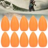 50Pcs Orange Floating Water Long Shot Assist Device Fly Hook