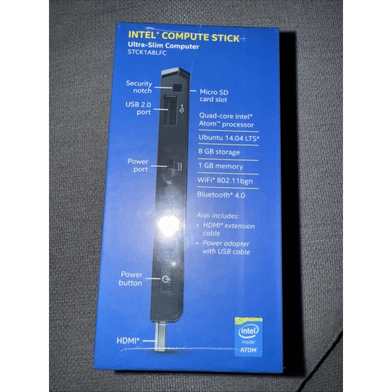 Intel Compute Stick (STCK1A8LFC) 1GB - Linux (Ubuntu 14.04) -