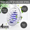 Zonon 4 Pack Round Soffit Vents Stainless Steel Dryer Vent