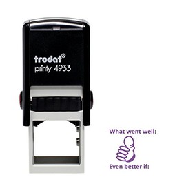 Trodat Printy 4933 Self Inking Education Stamp "What Went Well"