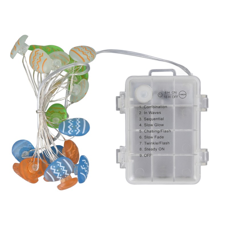 Easter Decoration String Lights Warm Light IP44 Waterproof LED Easter