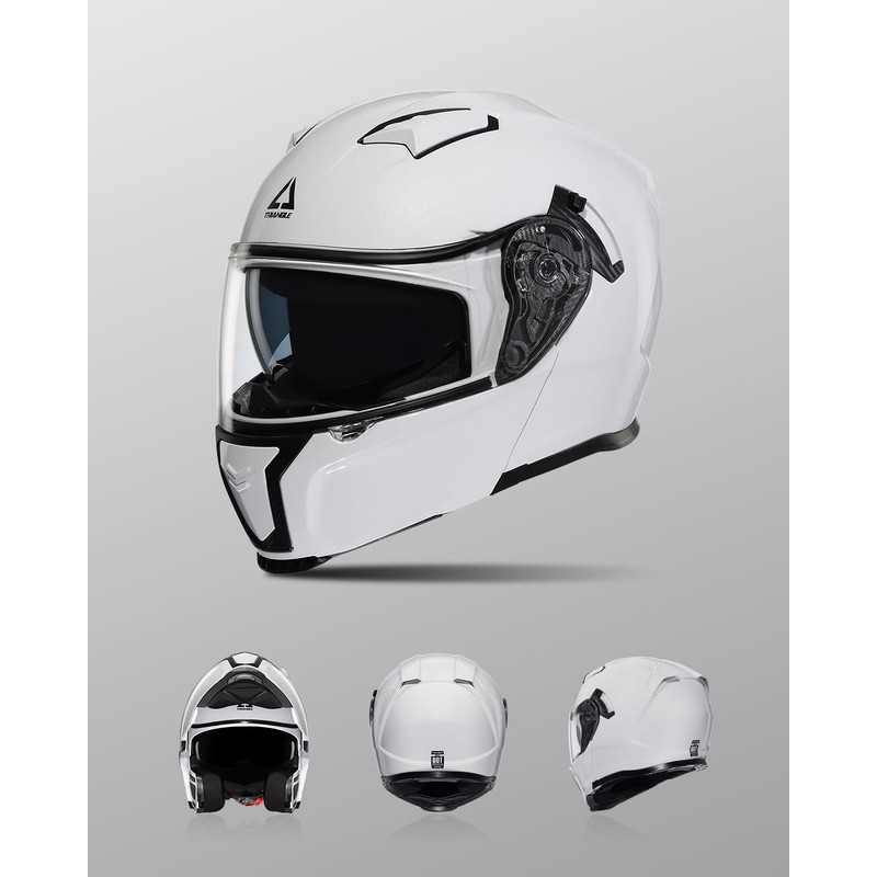 TRIANGLE Modular Motorcycle Helmets for Men Flip Up Full Face