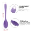 uxcell Silicone Dinner Spoon Table Spoon Dessert Spoon Utensils for