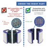 HEPA+Carbon Filter 1-Pack Replacement for Dyson PH01 PH02 PH03 HP06