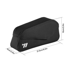 Lixada Bike Frame Bag Top Tube Bike Bag Waterproof Magnetic Flap Riding Bag Mountain Road Bike Frame Bag Top Tube Bike Bag Bolt On