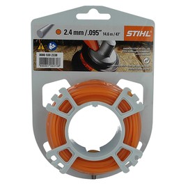 Stihl trimmer line, around 2.4 mm x 15.2m.