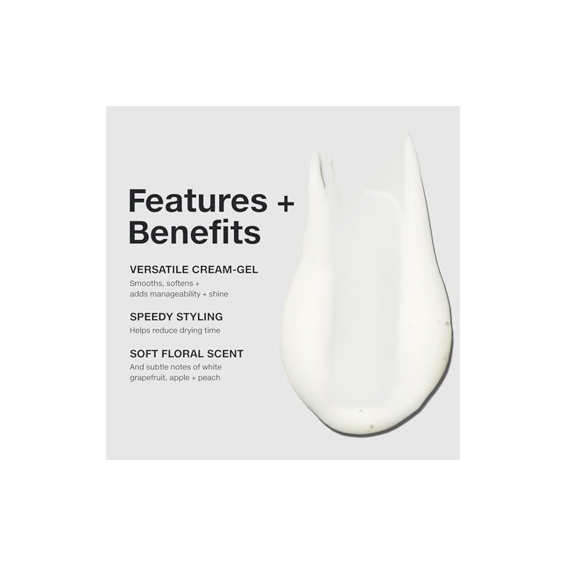 Paul Mitchell Fast Form Cream Gel para Peinar, Fijación Suave,