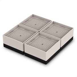 DEWEL Washing Machine Folding Stand, Anti-Vibration Rubber, Anti-Slip Pad, Stackable Height Adjustment, Washing Machine Stand, Refrigerator, Home Appliances, Furniture, Sofa, Kotatsu Bottom, Elevated