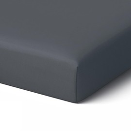 Tafts Crib Sheets, 100% Viscose derived from Bamboo Fitted, Girls, Boys & Unisex, 8 Inch Deep Pocket, Standard Crib & Toddler Mattress, Cooling, Soft, 360 Elastic, Lifetime (28 x 52 Charcoal Grey)