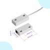 Ohamtes 2 sets Silver MC-51 NC, Surface Mount Wired Reed