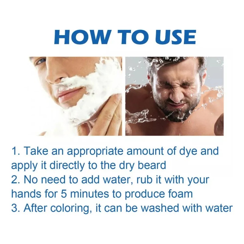 Champú Para Hombre Para Cabello Teñido De Oso, Color Natural