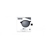 IZIPIZI Sunglasses #F Model Boston Folding Sunglasses (Black/Gray)