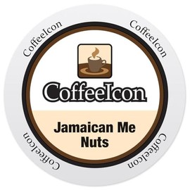 Jamaican Me Nuts Flavored Coffee, 24 count Single Serve Pods, Keurig Compatible