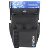 SK11 DEVICE DVC-KZ12 Waist Bag, 2 Tiers, Large Capacity Pockets,