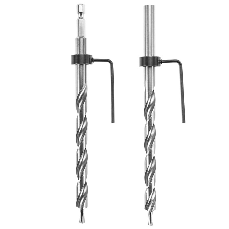 QWORK 4 Pieces 3/8 Inch Pocket Hole Drill Bit Set,