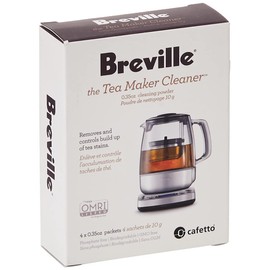 Breville BTM100 Revive Organic Tea Maker Cleaner, Kettle Cleaning Powder, 4 Pack