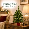 2ft Pre-lit Artificial Mini Christmas Tree,Small Xmas Tree