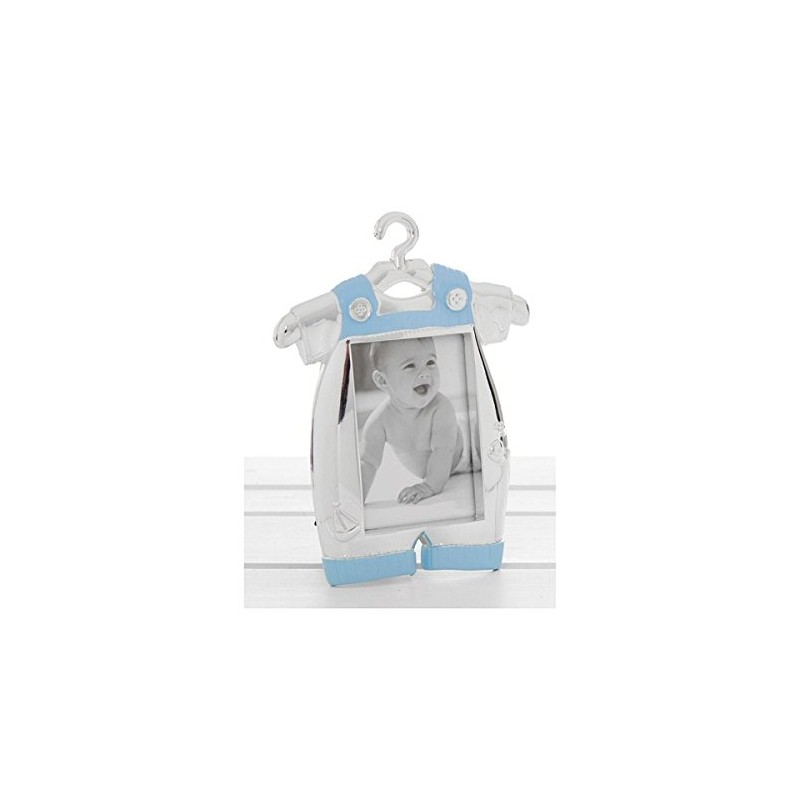 Shudehill Giftware Silver Tone Baby Grow Romper Photo Frame -
