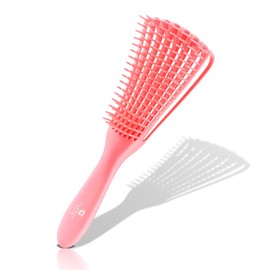 Premium Detangler Brush for All Hair Types – Tangle-Free, Minimum to No Breakage! Durable & Effortless Styling for All Textures. Welcome: 3/4ABC. Wet Or Dry, Detangle with ease! (Pink)